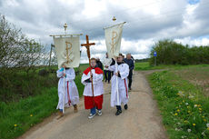 Bittprozession an der Weingartenkapelle (Foto: Karl-Franz Thiede)